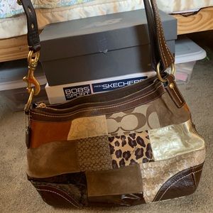 Coach patchwork hobo